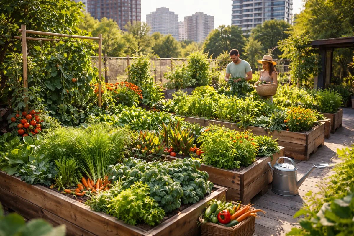 Comment créer un jardin nourricier en milieu urbain
