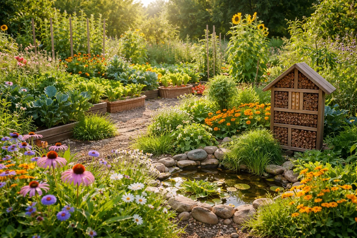 Comment favoriser la biodiversité dans un jardin potager